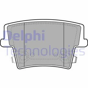 Тормозные колодки дисковые Delphi LP2035
