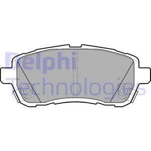 Тормозные колодки дисковые передние не подготовлено для датчика износа Delphi LP2069 (фото 1)