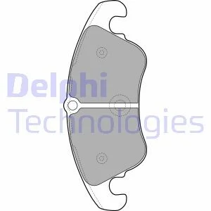 Тормозные колодки передние дисковые Delphi LP2077