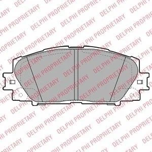 Гальмівні колодки передні дискові Delphi LP2135