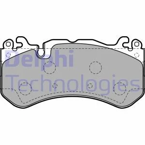 Тормозные колодки передние дисковые Delphi LP2149