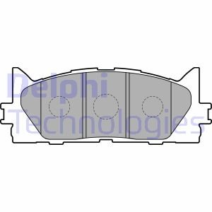 Тормозные колодки дисковые передние не подготовлено для датчика износа Delphi LP2169 (фото 1)
