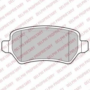 Тормозные колодки дисковые Delphi LP2209