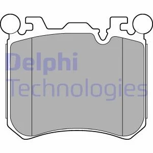 Гальмівні колодки передні дискові Delphi LP2287