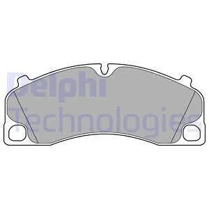 Тормозные колодки передние дисковые Delphi LP2500