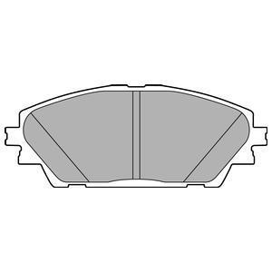 Комплект гальмівних колодок з 4 шт. дисків Delphi LP2701