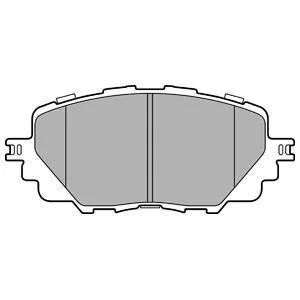 Тормозные колодки дисковые Delphi LP3284