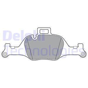 Гальмівні колодки дискові BMW 3/5/6/7/X3/X4/X5/X6 "2,0-3,0 "15>> Delphi ="LP3299"