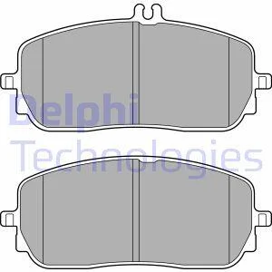 Комплект гальмівних колодок з 4 шт. дисків Delphi LP3437
