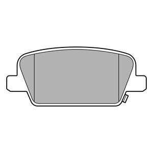 Тормозные колодки дисковые Delphi LP3554