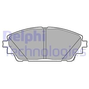 Комплект гальмівних колодок з 4 шт. дисків Delphi LP3632