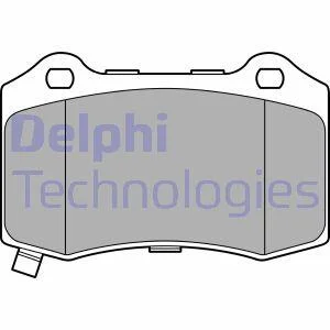 Тормозные колодки дисковые Delphi LP3676
