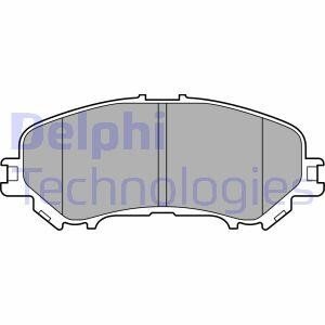 Комплект гальмівних колодок з 4 шт. дисків Delphi LP3693