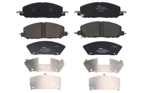 Тормозные колодки дисковые Delphi LP3699