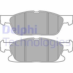 Комплект гальмівних колодок з 4 шт. дисків Delphi LP3704