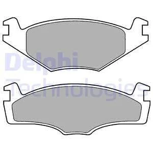 Тормозные колодки передние дисковые Delphi LP421