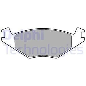 Тормозные колодки передние дисковые Delphi LP505