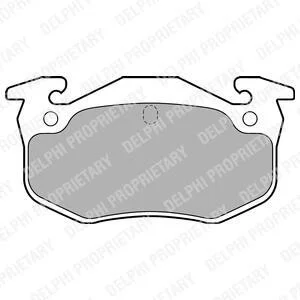 Тормозные колодки задние дисковые Delphi LP699