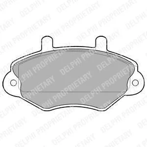 Тормозные колодки дисковые Delphi LP767