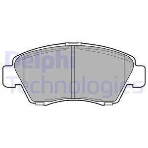 Тормозные колодки передние дисковые Delphi LP809