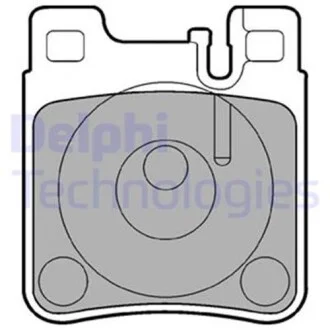 Тормозные колодки задние дисковые Delphi LP841