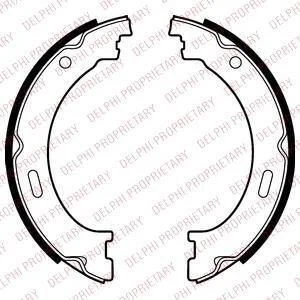 Тормозные колодки барабанные Delphi LS2041