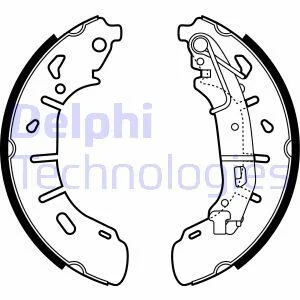 Тормозные колодки барабанные Delphi LS2050