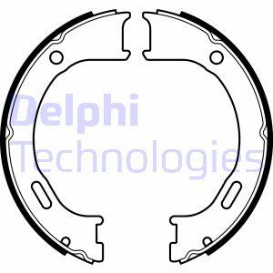Комплект гальмівних колодок з 4 шт. барабанів Delphi LS2076