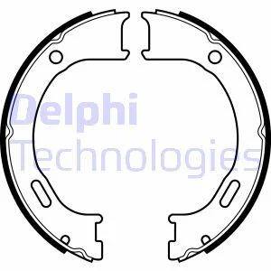 Гальмівні колодки барабанні Delphi LS2076