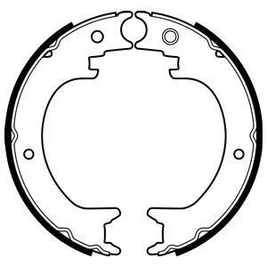 Гальмівні колодки барабанні Delphi LS2082 (фото 1)