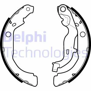 Комплект колодок гальмівних барабанних Delphi LS2127