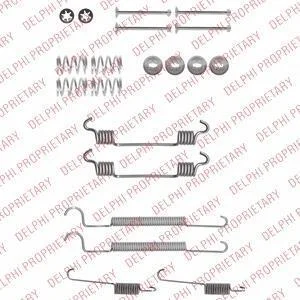 Комплект монтажний гальмівних колодок. Delphi LY1359