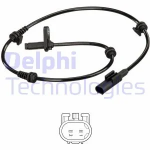 Датчик АБС (ABS) передний Delphi SS20552