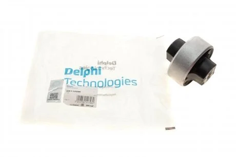 Сайлентблок важеля двосторонній на передній міст (ззаду, знизу) Delphi TD1109W