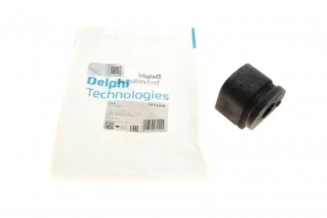 Сайлентблок рычага двусторонний на передний мост (сзади, снизу) Delphi TD314W