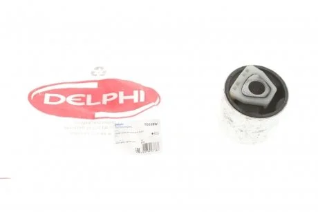 Сайлентблок рычага двусторонний на передний мост (сзади) Delphi TD338W