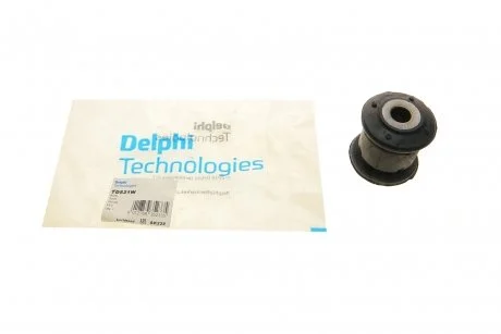 Сайлентблок рычага двусторонний на передний мост (снизу, спереди) Delphi TD521W