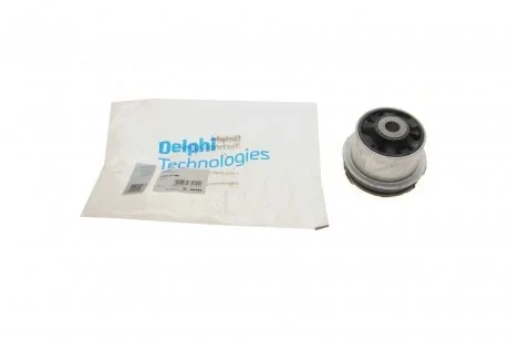 Сайлентблок рычага двусторонний на задний мост (снизу, спереди) Delphi TD527W