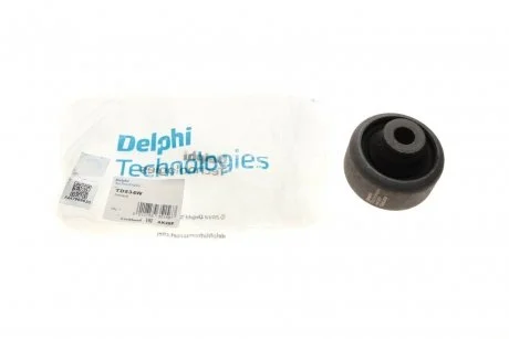 Сайлентблок рычага двусторонний на передний мост (сзади, снизу) Delphi TD534W