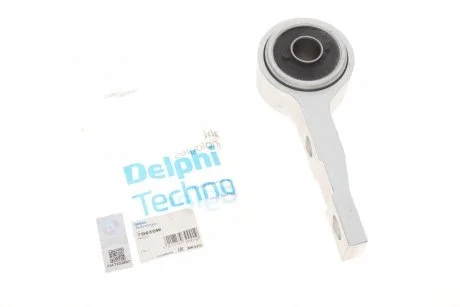Сайлентблок рычага двусторонний на передний мост (сзади, снизу) Delphi TD650W