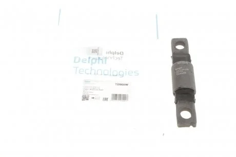 Сайлентблок важеля двосторонній на передній міст (знизу, спереду) Delphi TD860W