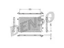 Радіатор кондиціонера (Конденсатор) без осушувача DENSO DCN02004 (фото 2)