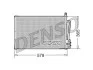 Радиатор кондиционера (Конденсатор) без осушителя DENSO DCN10008 (фото 2)