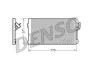 Радиатор кондиционера (Конденсатор) с осушителем DENSO DCN17050 (фото 2)
