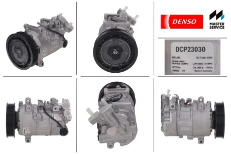 Фото 1 - компресор кондиціонера новий RENAULT Megane III 09-16, Scenic III 09-16 DENSO DCP23030 Компресор кондиціонера новий RENAULT Megane III 09-16, Scenic III 09-16 DENSO DCP23030 (фото 1)