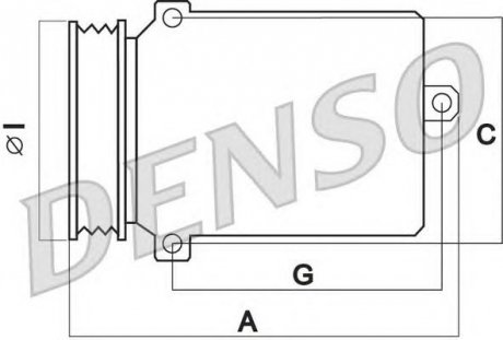 Компресори кондиціонерів DENSO DCP32031 (фото 1)