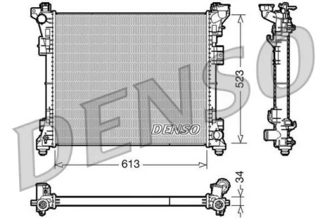 Радіатор охолоджування DENSO DRM06006
