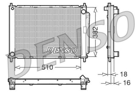 Радіатор DENSO DRM23100