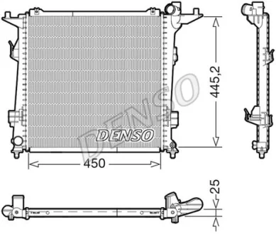 Радіатор охолоджування DENSO DRM43006