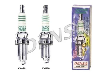 Свеча зажигания газ, бензин иридий 3 шт DENSO VKA20